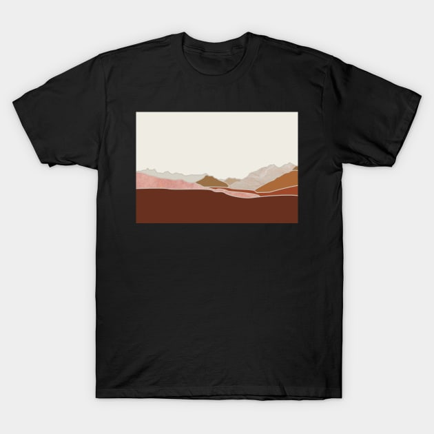 North shore mountains sunset T-Shirt by hellojodes